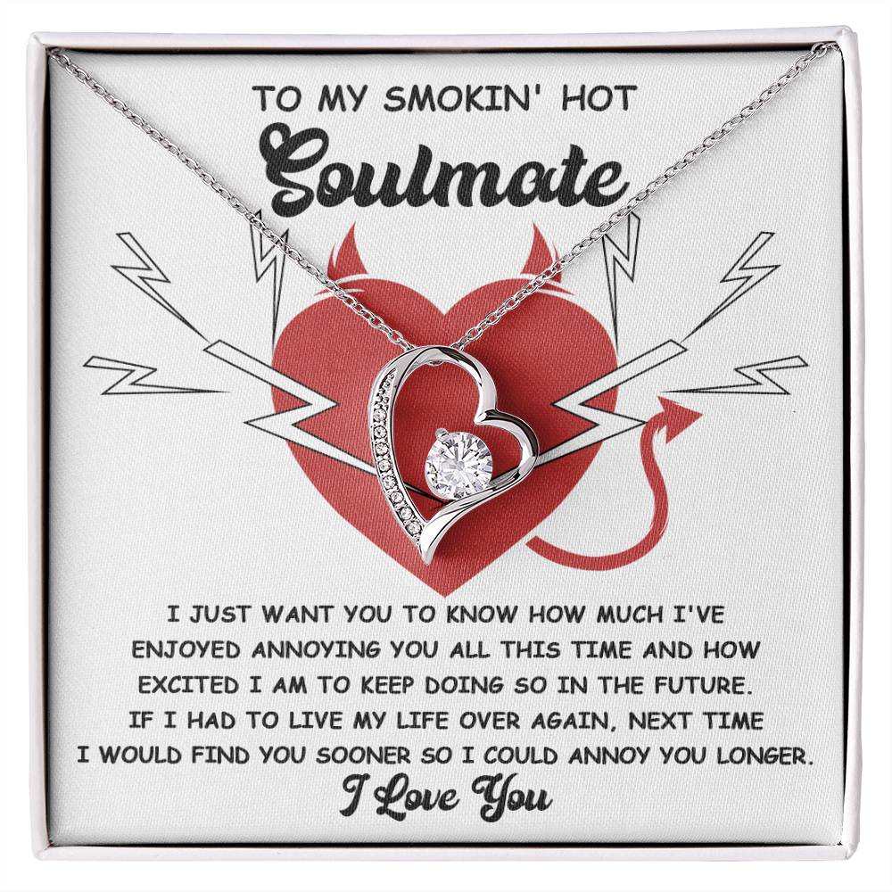 Soulmate-Annoy You Longer-Forever Love Necklace