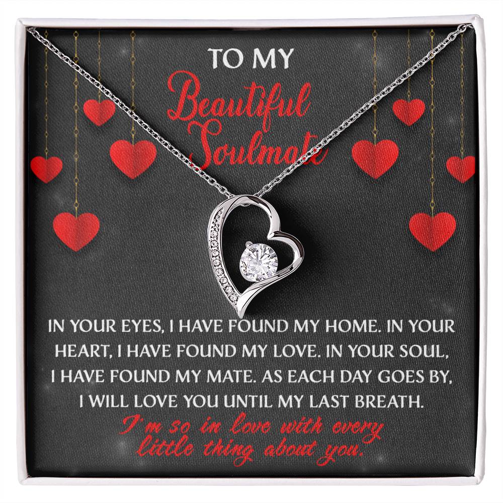 Soulmate - Every Little Thing About You - Forever Love Heart Necklace