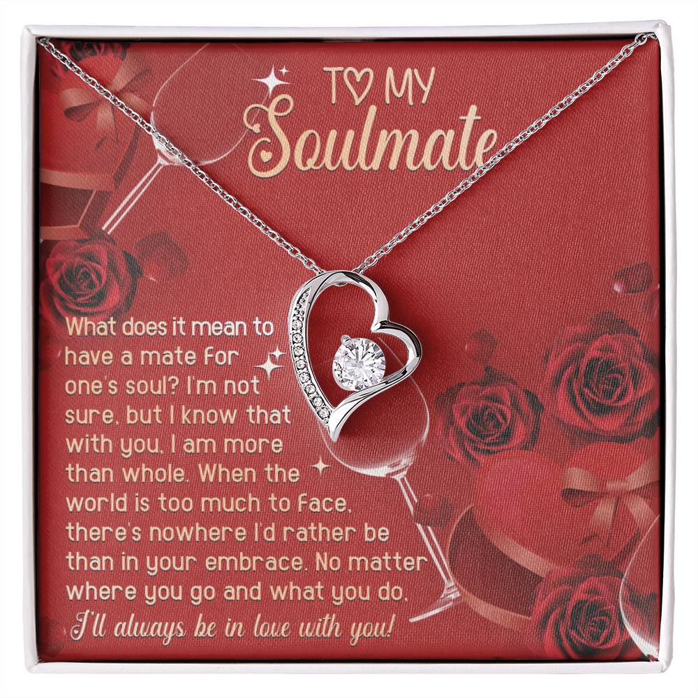 Soulmate - In Your Embrace - Forever Love Heart Necklace