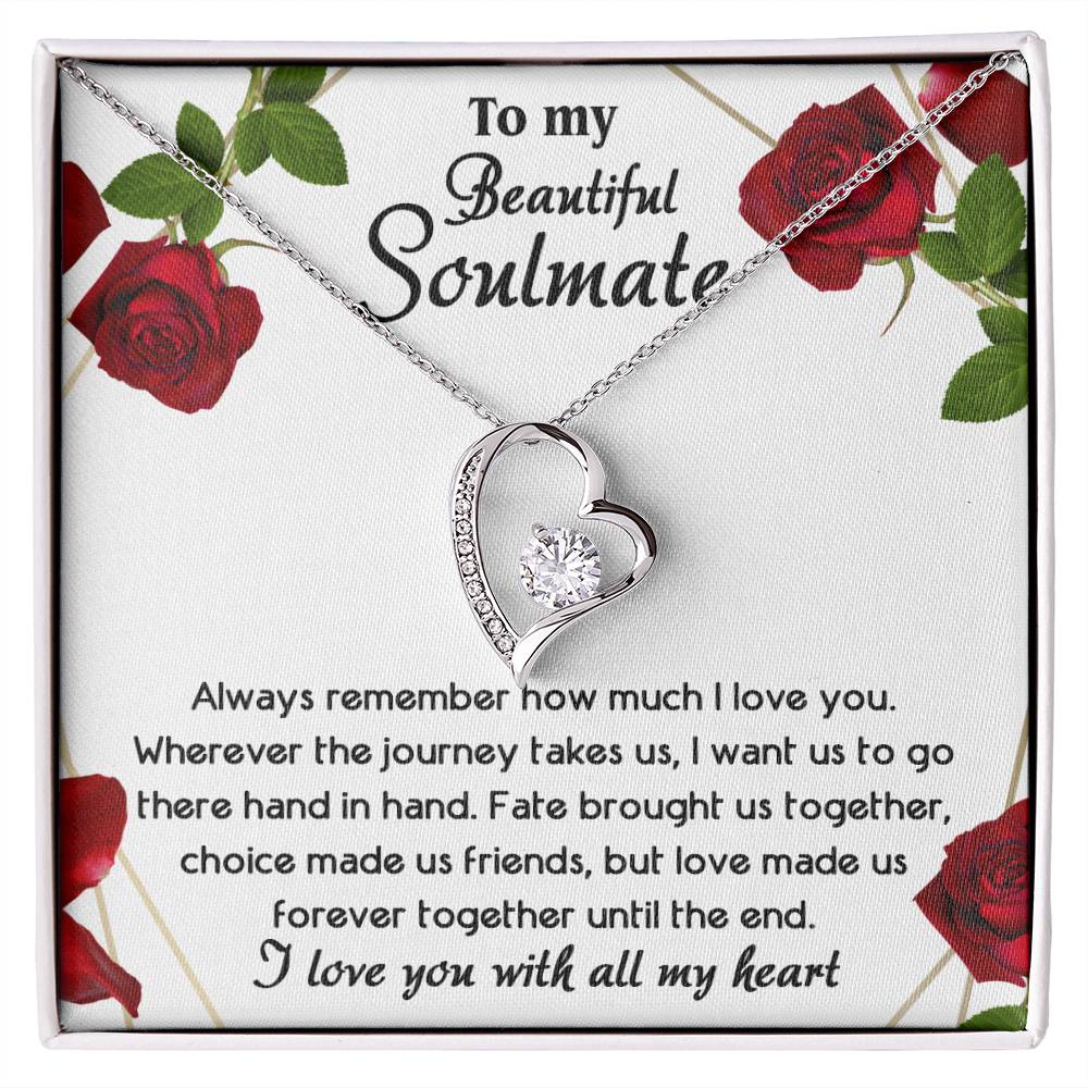 Soulmate-Hand in Hand Until The End- Forever Love Necklace