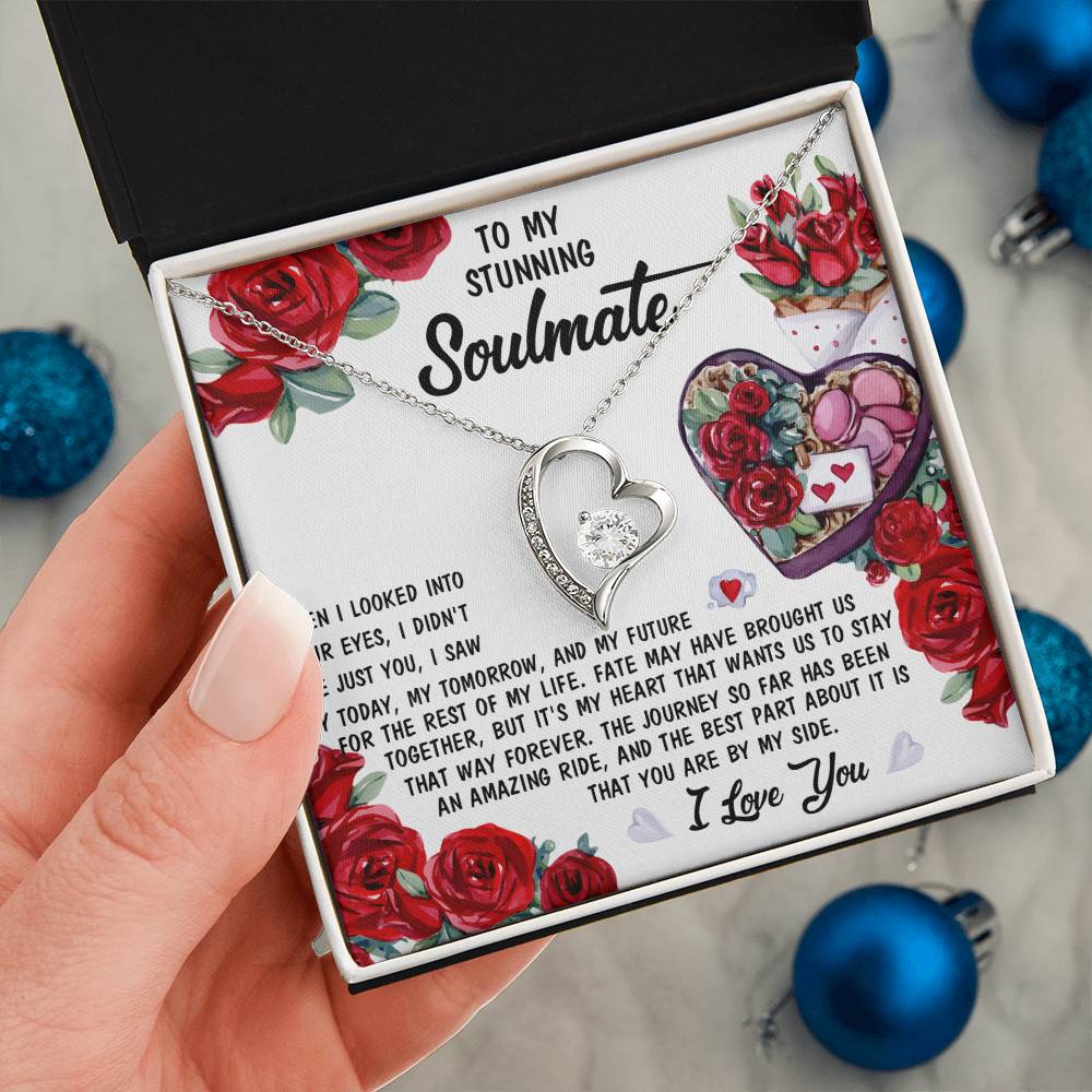 Soulmate - Into Your Eyes - Forever Love Heart Necklace