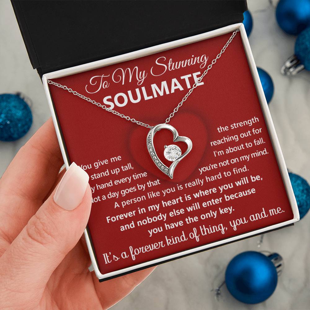 Soulmate - Forever In My Heart - Forever Love Heart Necklace