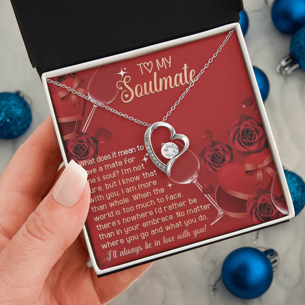 Soulmate - In Your Embrace - Forever Love Heart Necklace