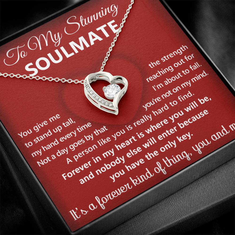 Soulmate - Forever In My Heart - Forever Love Heart Necklace