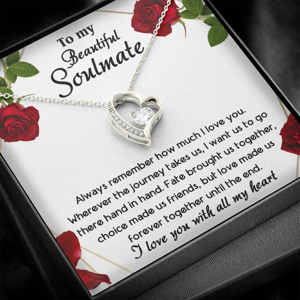 Soulmate-Hand in Hand Until The End- Forever Love Necklace