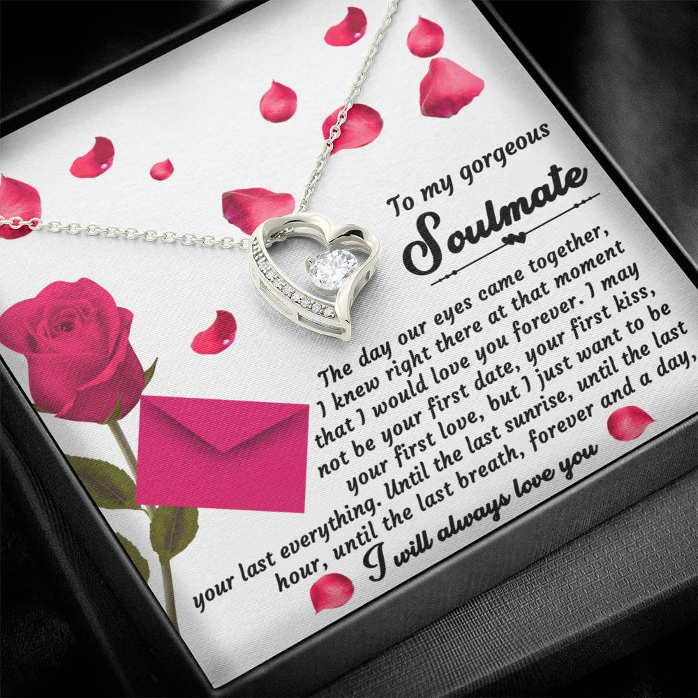 Soulmate - Until My Last Breath - Forever Love Heart Necklace