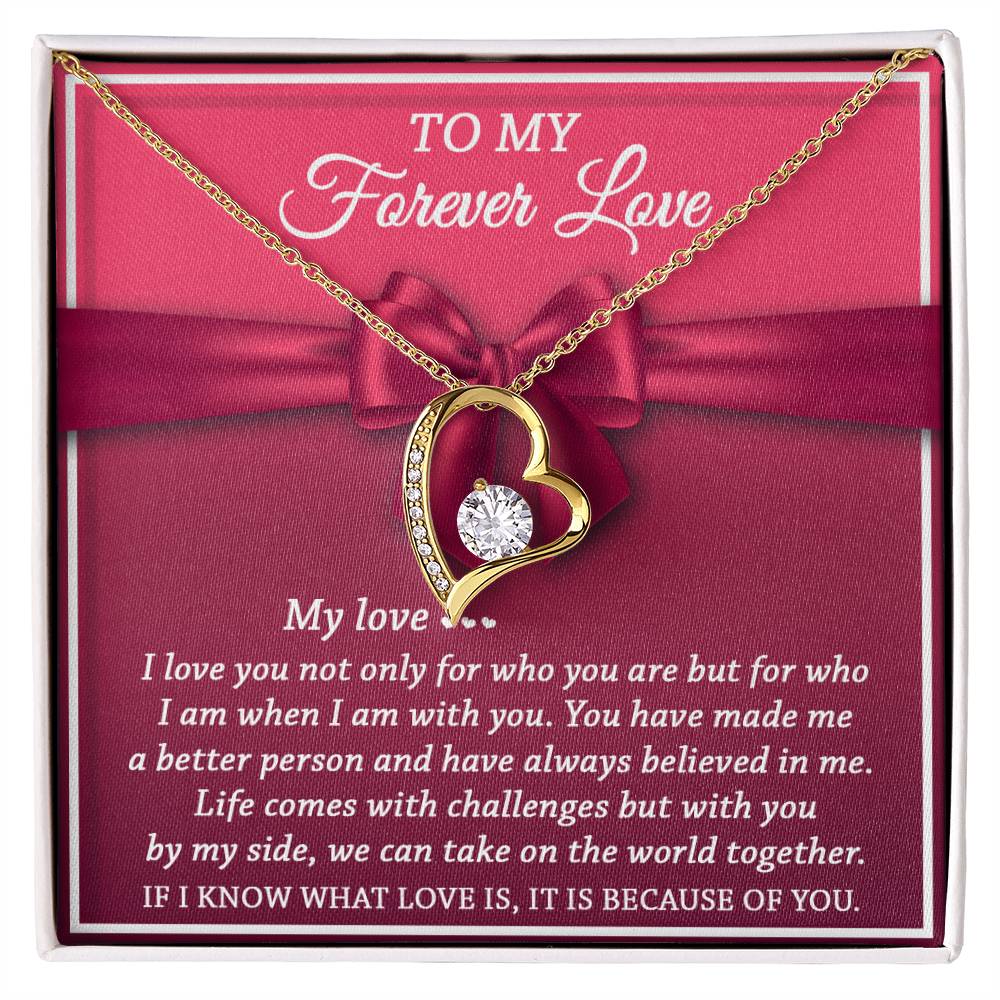 Soulmate-Believed In Me-Forever Love Necklace