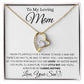 To My Mom From Her Son - Forever Love Heart Necklace -I'll Always Be Your Little Boy