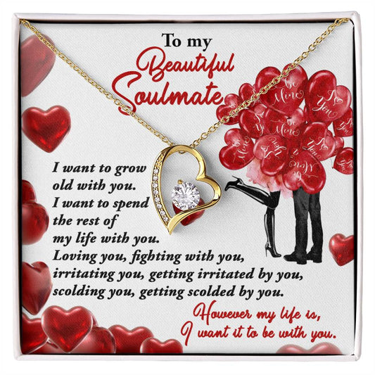 Soulmate-Spend The Rest Of My Life With You-Forever Love Necklace