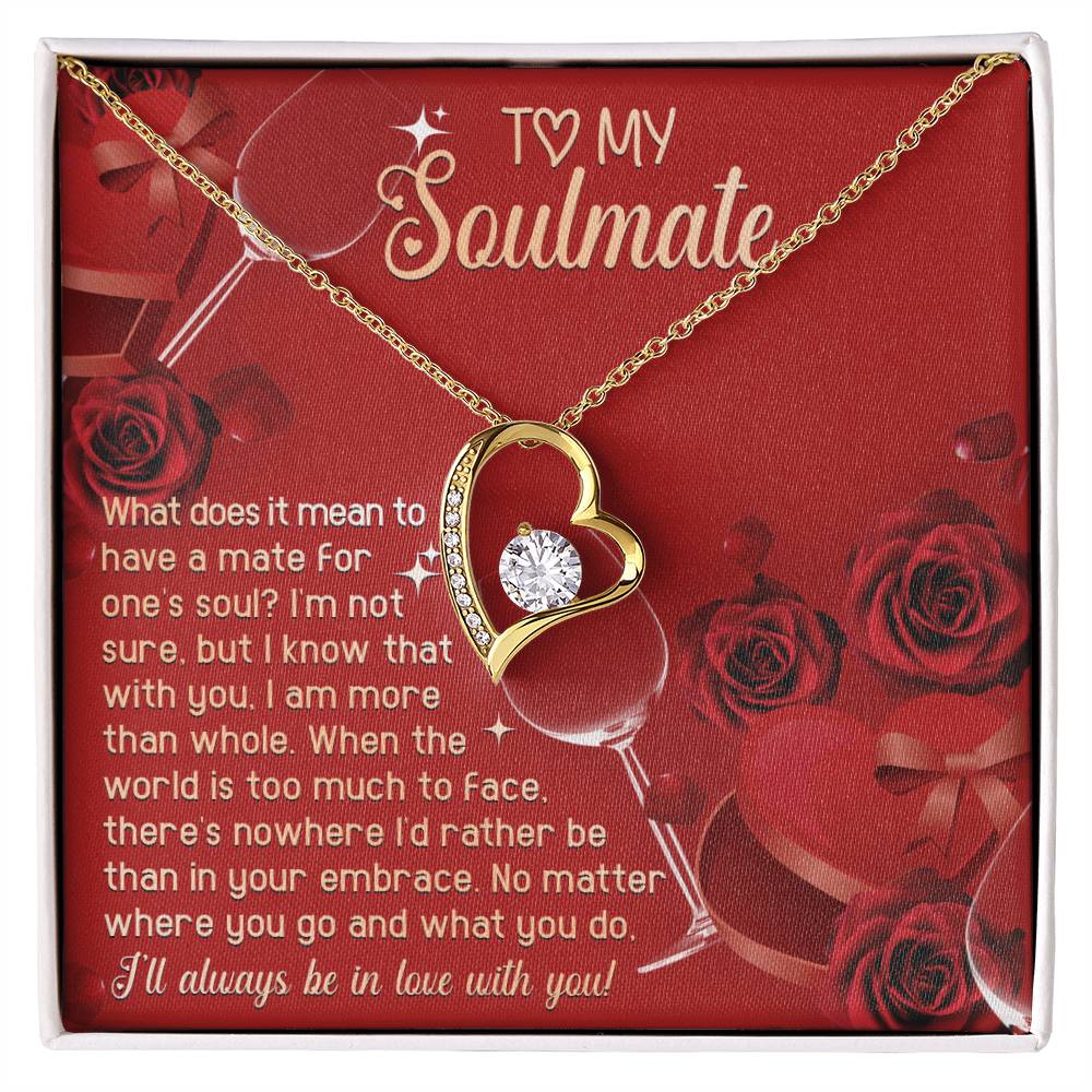 Soulmate - In Your Embrace - Forever Love Heart Necklace