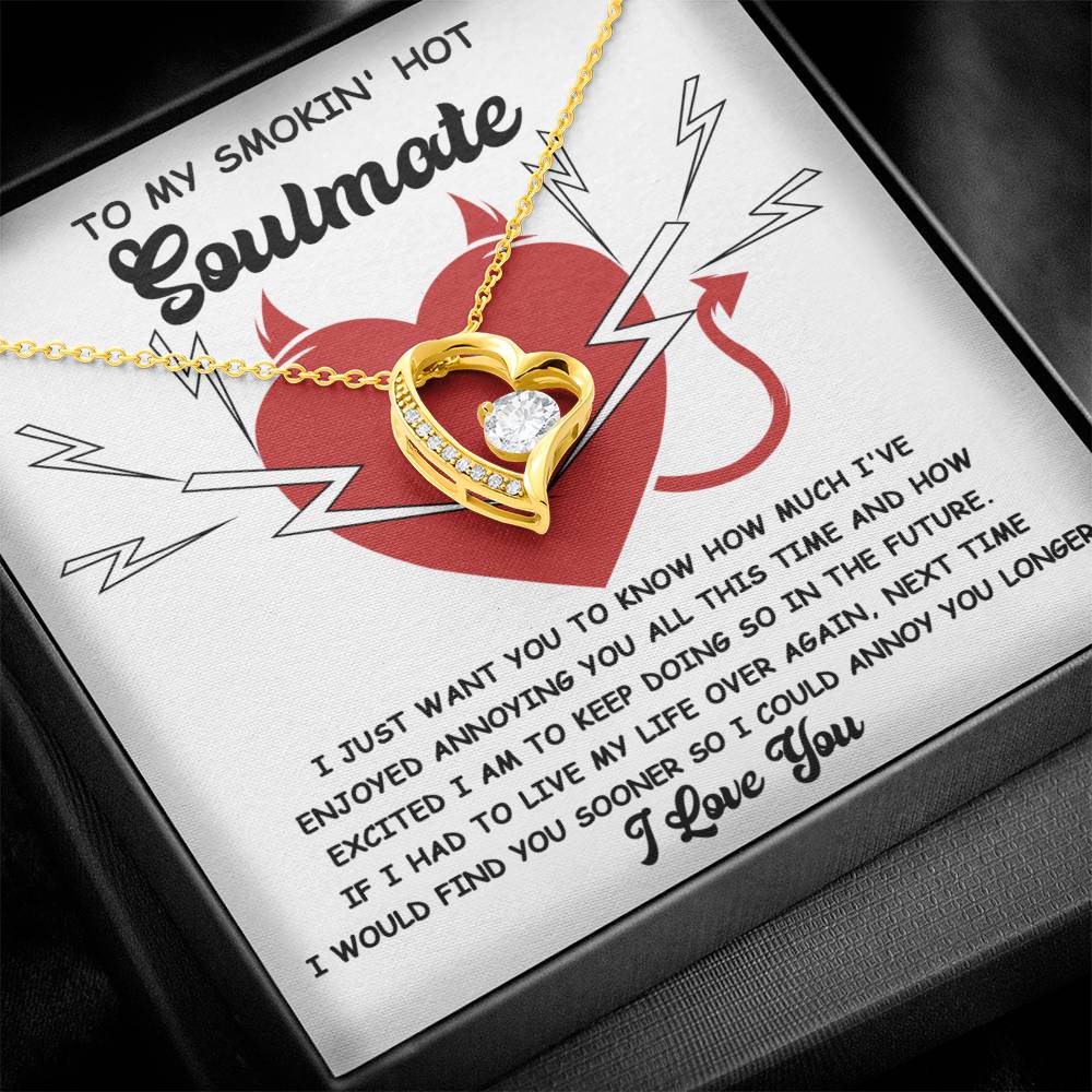 Soulmate-Annoy You Longer-Forever Love Necklace