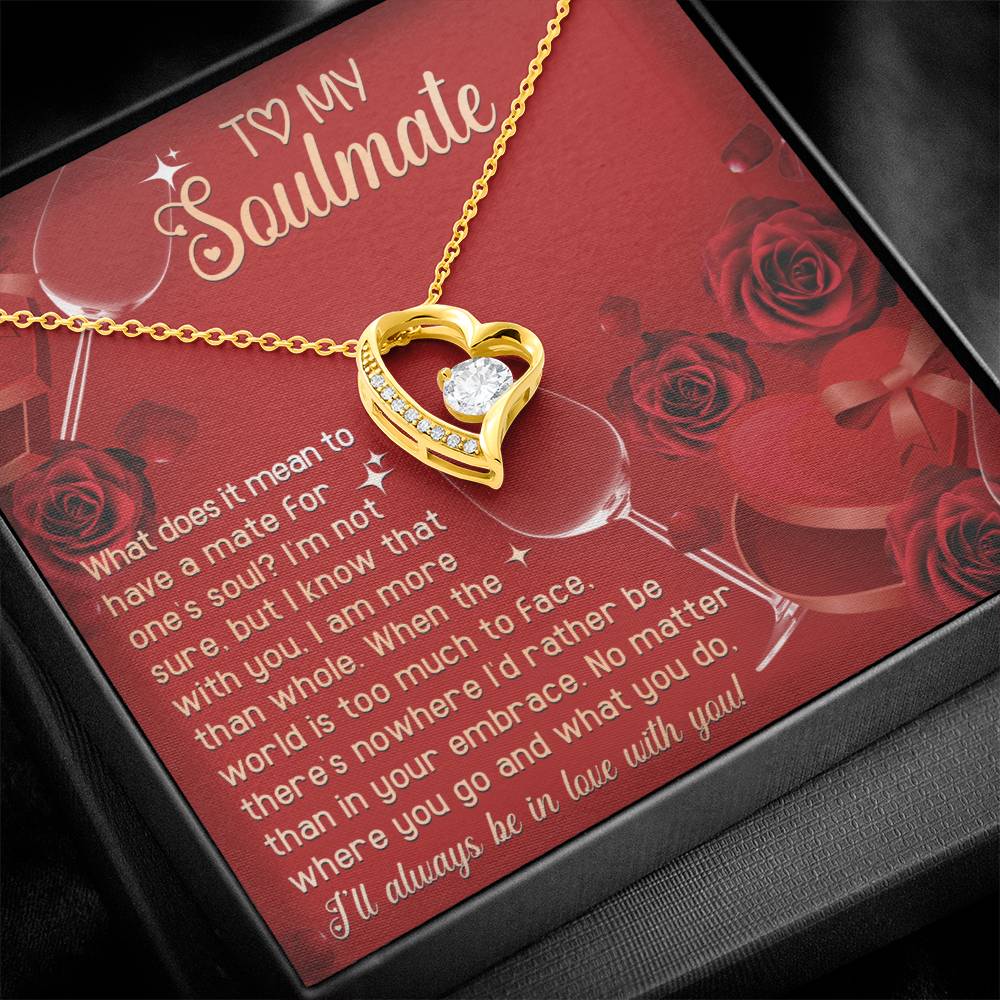 Soulmate - In Your Embrace - Forever Love Heart Necklace