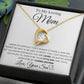 To My Mom From Her Son - Forever Love Heart Necklace -I'll Always Be Your Little Boy