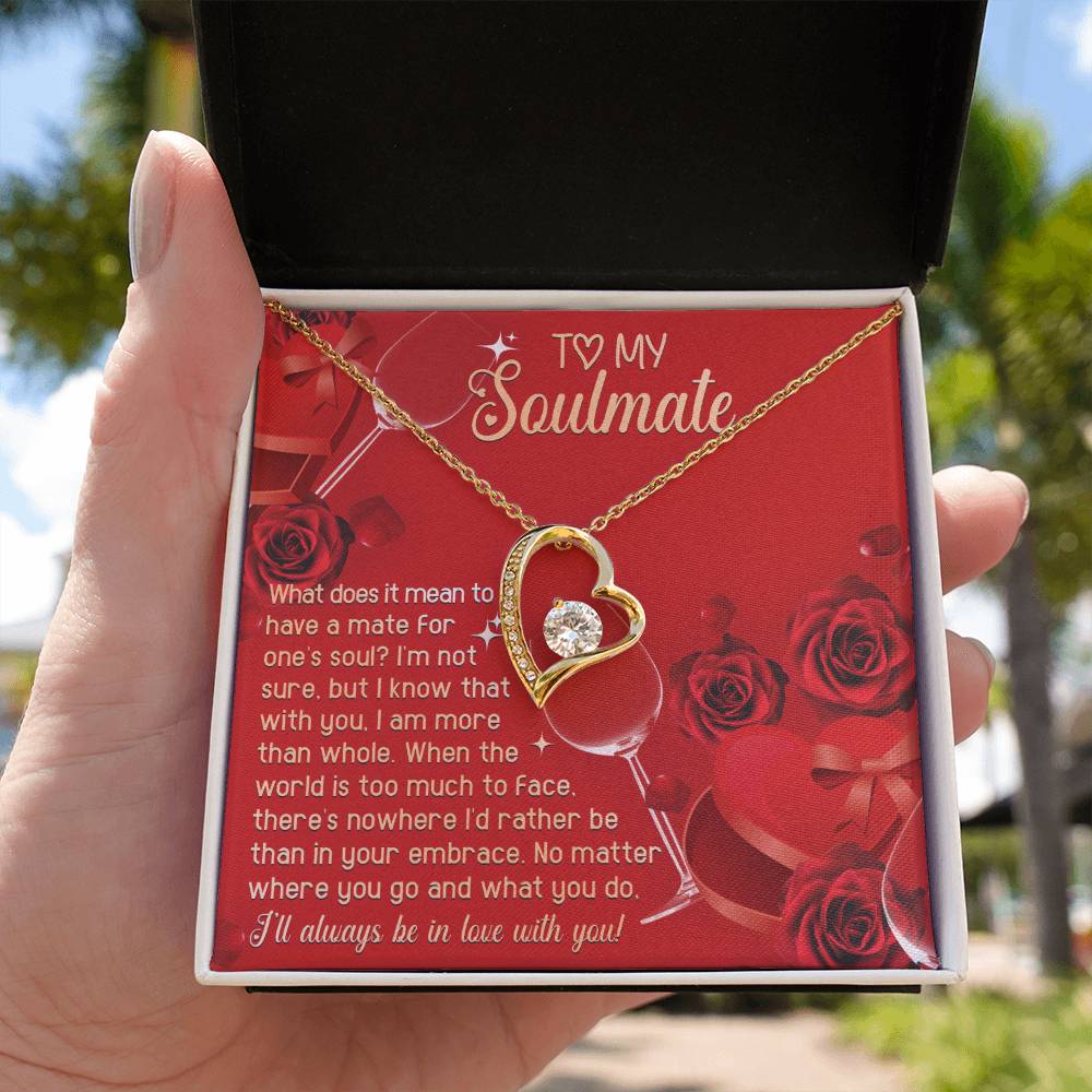 Soulmate - In Your Embrace - Forever Love Heart Necklace