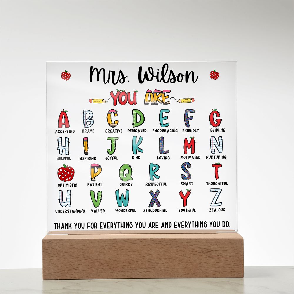 Teacher You Are Pers