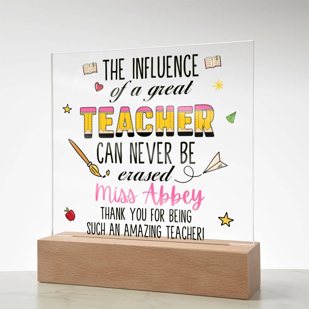 Teacher So Appreciated Pers