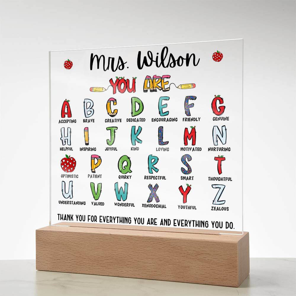 Teacher You Are Pers