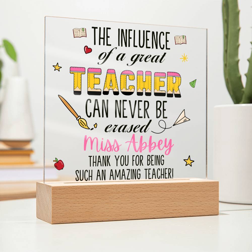 Teacher So Appreciated Pers