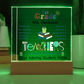 First Grade Teacher Plaque Pers