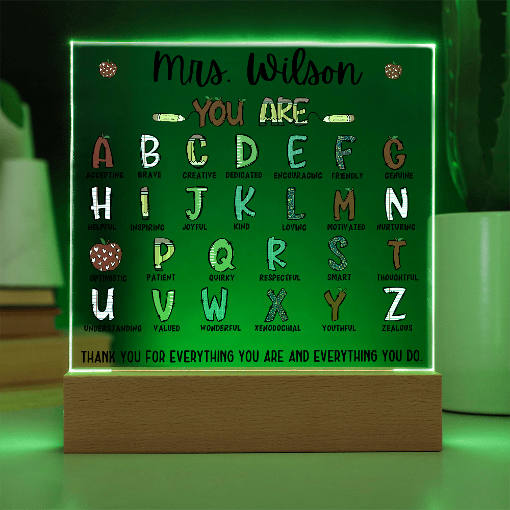 Teacher You Are Pers