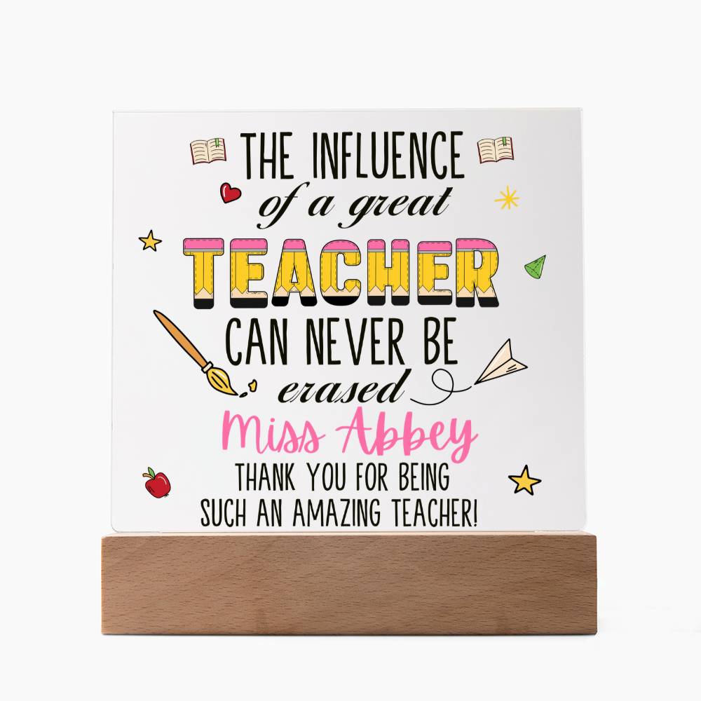 Teacher So Appreciated Pers