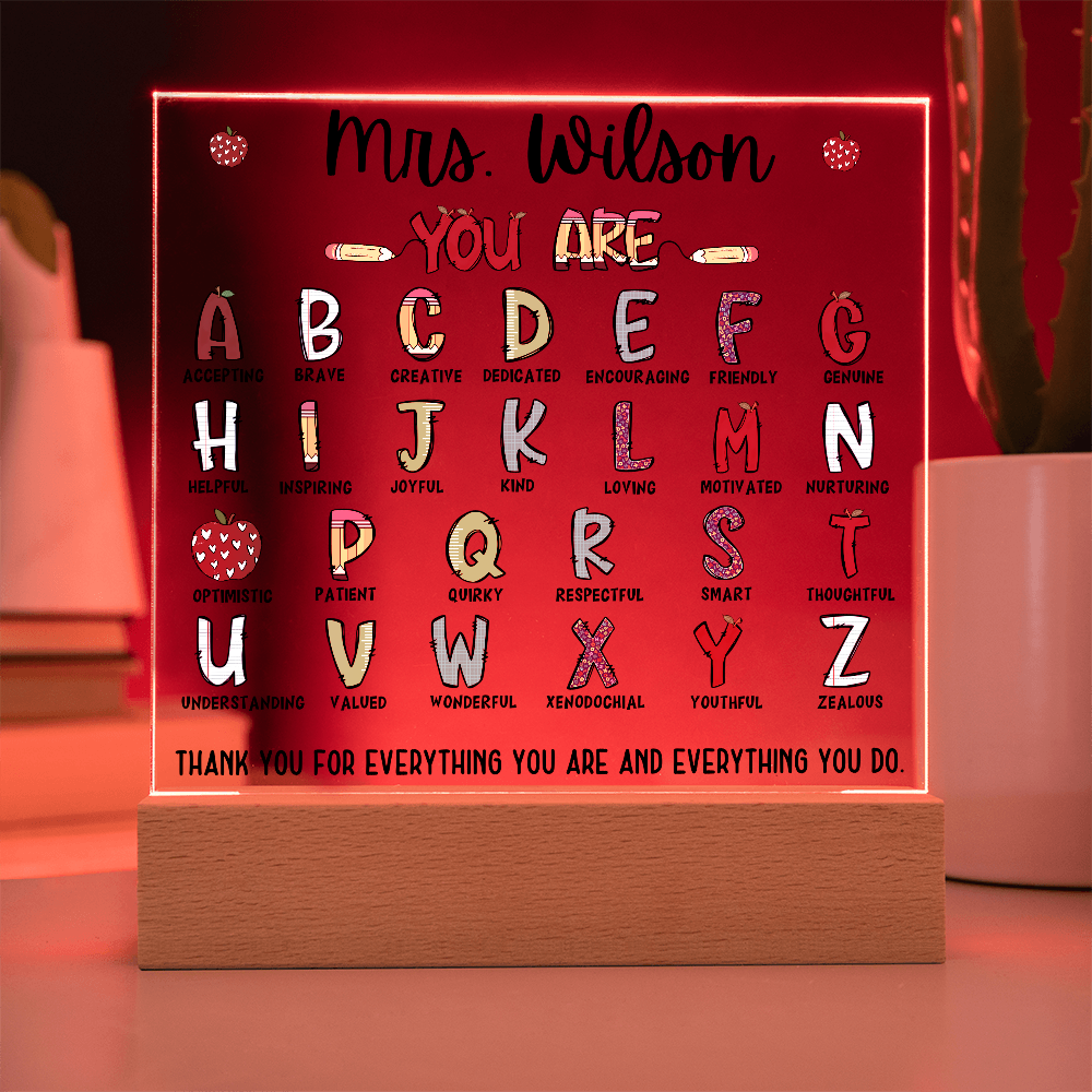 Teacher You Are Pers