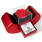 To My Wife - My Closest Friend - Eternal Love Knot Necklace with Red Heart Rose Gift Box - Free Shipping Included