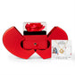 Wife Gift - To My Queen - Eternal Love Knot Necklace with Red Heart Rose Gift Box - Free Shipping Included