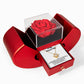 To My Wife - I'm Not Perfect - Eternal Love Knot Necklace with Red Heart Rose Gift Box - Free Shipping Included