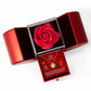 To My Wife - You Are The Best Thing That Ever Happened To Me - Eternal Love Knot Necklace with Red Heart Rose Gift Box - Free Shipping Included