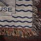 Personalized Woven Blanket for Lake House Owner - Family Name Lake House