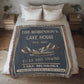 Personalized Woven Blanket for Lake House Owner - Family Name Lake House - Relax and Unwind