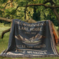 Personalized Woven Blanket for Lake House Owner - Family Name Lake House - Relax and Unwind