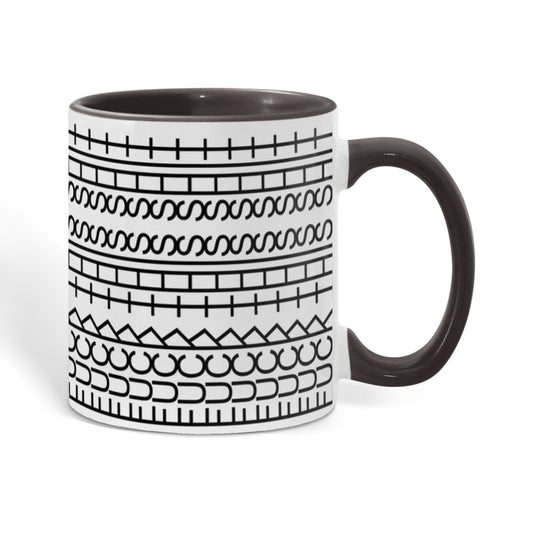 Fuck This Shit Hidden Message 11 oz accent coffee mug