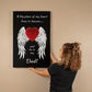 In Memory of Dad Memorial Wall Canvas - Free Shipping Included