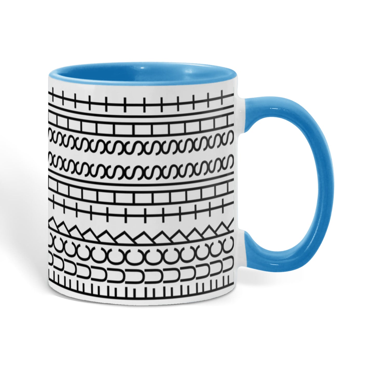 Fuck This Shit Hidden Message 11 oz accent coffee mug