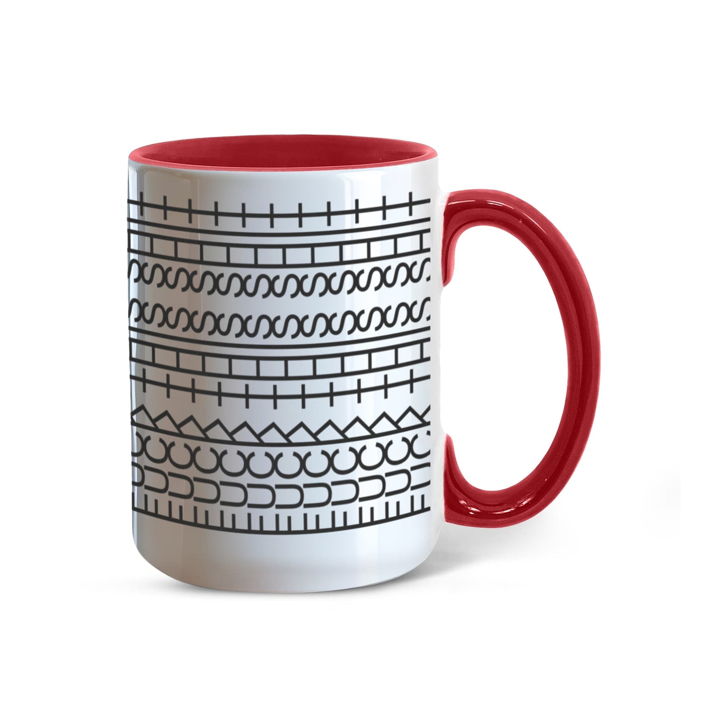 Fuck This Shit Hidden Message 11 oz accent coffee mug