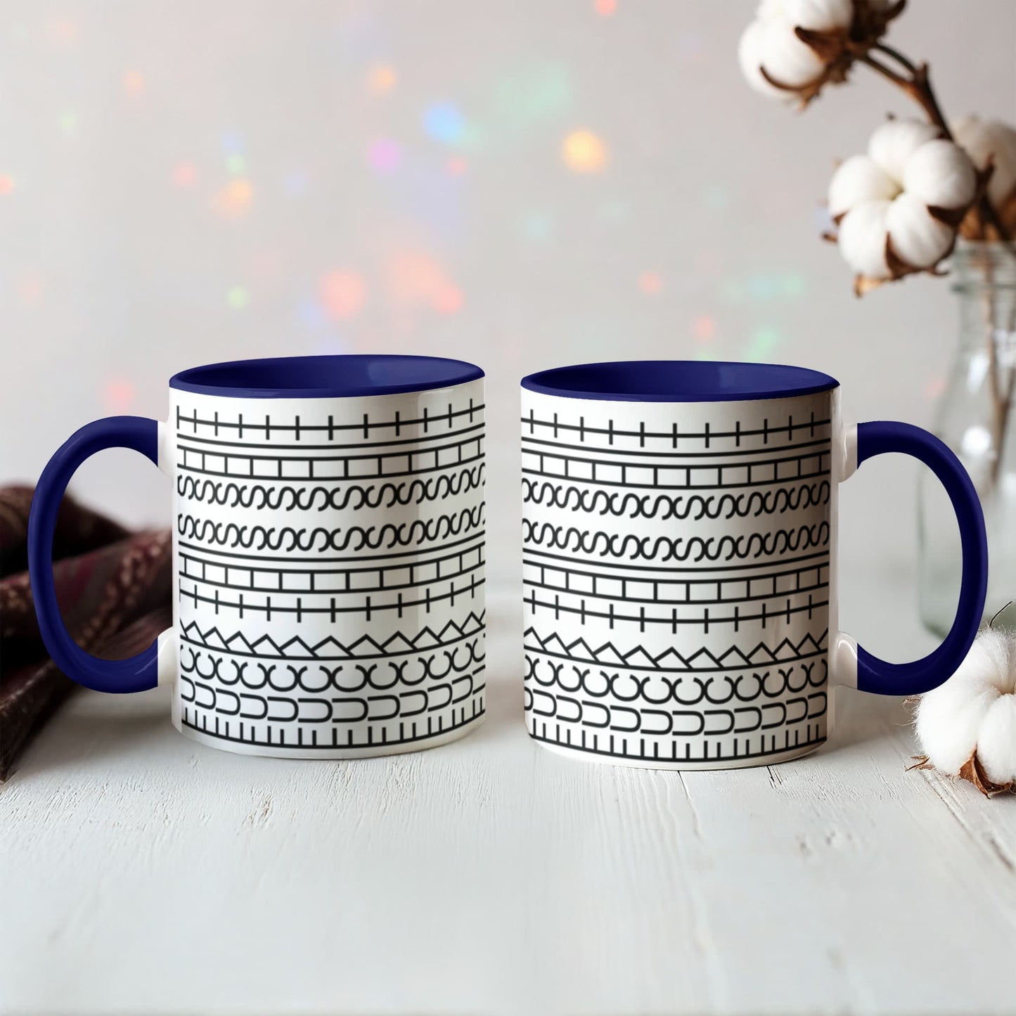 Fuck This Shit Hidden Message 11 oz accent coffee mug