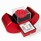 To My Wife - Gratitude and Devotion - Timeless Alluring Beauty Necklace with Red Heart Rose Gift Box - Free Shipping Included