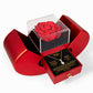 To My Wife - Hand In Hand - Timeless Alluring Beauty Necklace with Red Heart Rose Gift Box - Free Shipping Included
