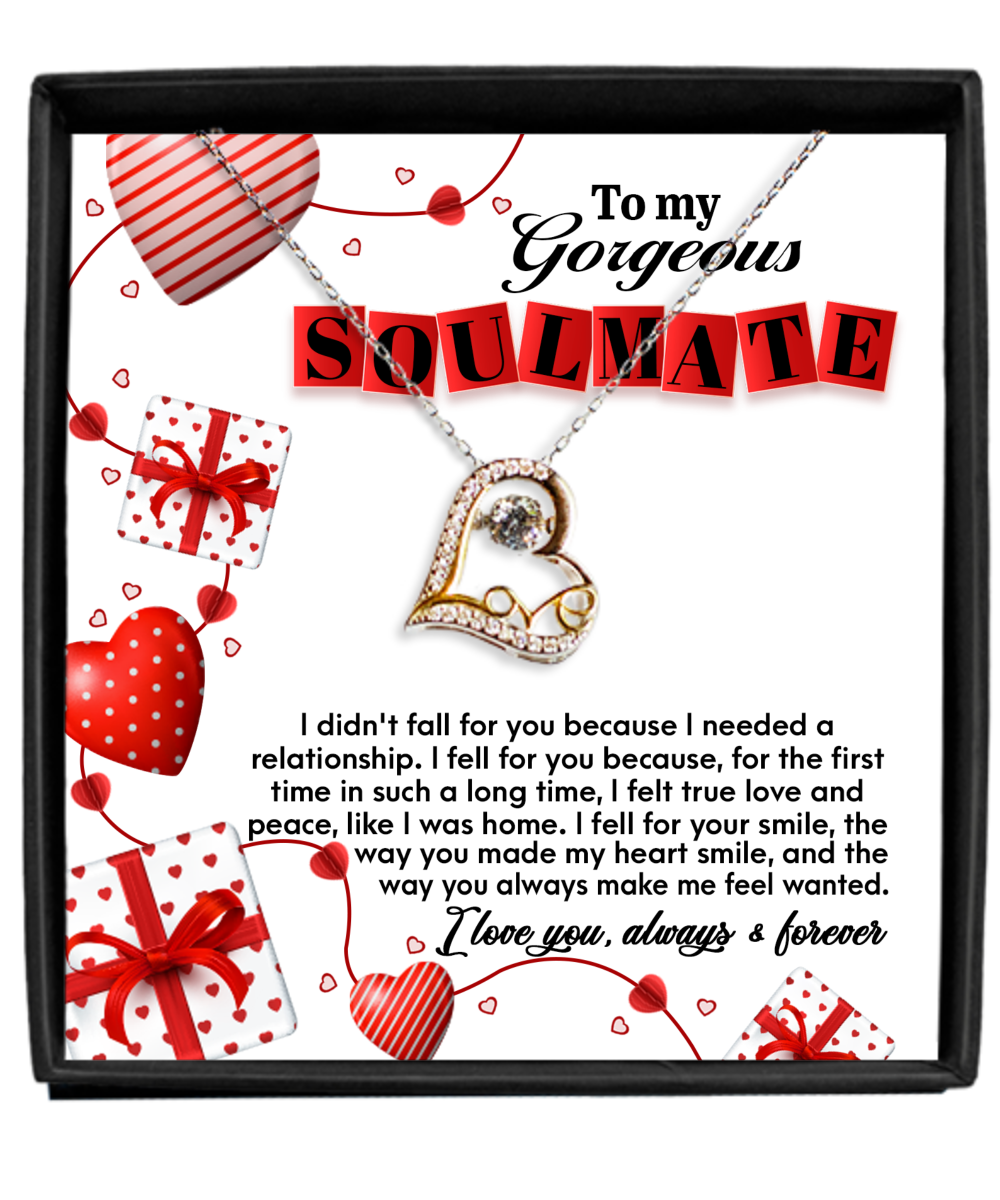 Soulmate - Fall For You - Heart Love Necklace