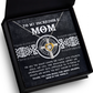 Mom - Cross Dancing Necklace Gift -  You Are The The Queen