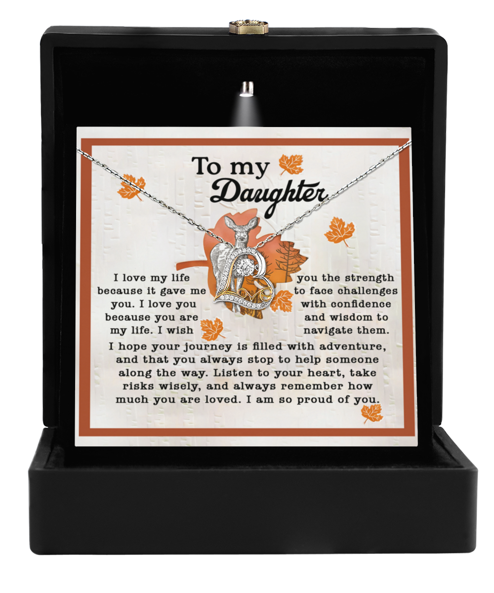 To My Daughter - Gave Me You - Scripted Love Necklace