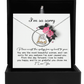 I'm Sorry Gift - Love Heart Necklace - Make You Happy