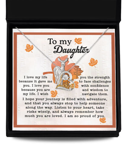 To My Daughter - Gave Me You - Scripted Love Necklace