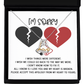 I'm Sorry Gift - Love Heart Necklace - My Heart Is Broken