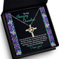 Grandma Necklace Gift - Cross Dancing Necklace - My Everything