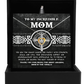 Mom - Cross Dancing Necklace Gift -  You Are The The Queen