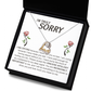 I'm Sorry Gift - Love Heart Necklace - Made You Sad