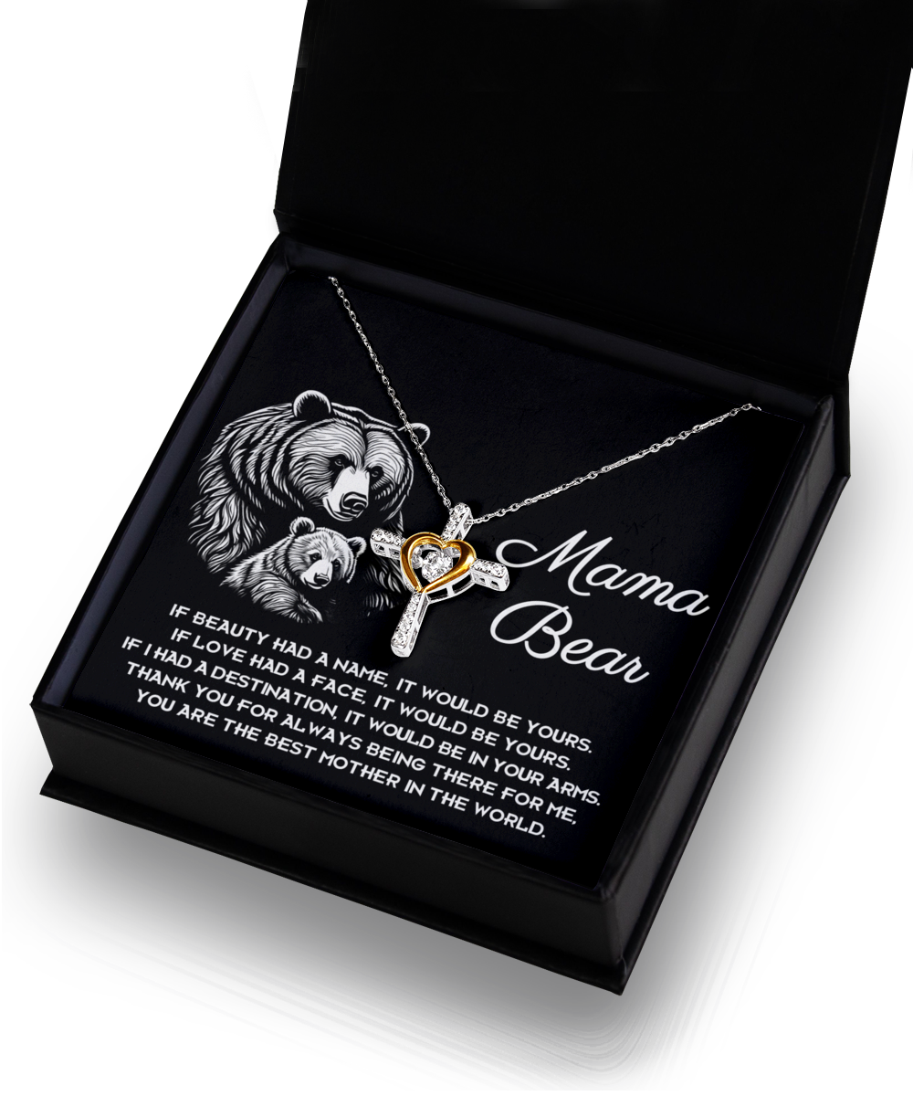 Gift For My Mom - Cross Dancing Necklace - In Your Arms